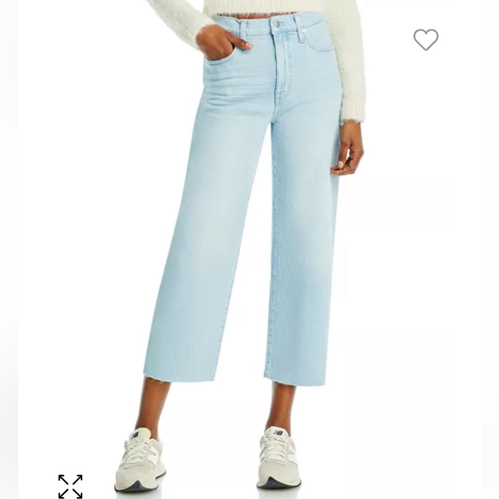 NEW Madewell Jeans “the perfect vintage wide leg crop Jean”